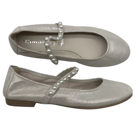 Naisten Tamaris - Ballerinat, koko 39 - Hopea ()