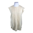 Naisten Handmade - Neuleliivi, koko 42 - Luonnonvalkoinen ()