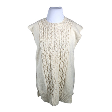 Naisten Handmade - Neuleliivi, koko 42 - Luonnonvalkoinen ()