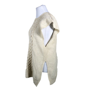 Naisten Handmade - Neuleliivi, koko 42 - Luonnonvalkoinen (2)