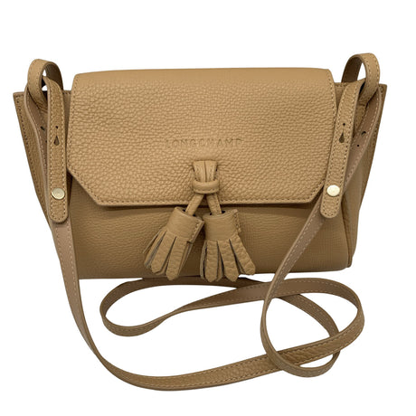 Naisten Longchamp - Olkalaukku, koko Mini - Beige ()