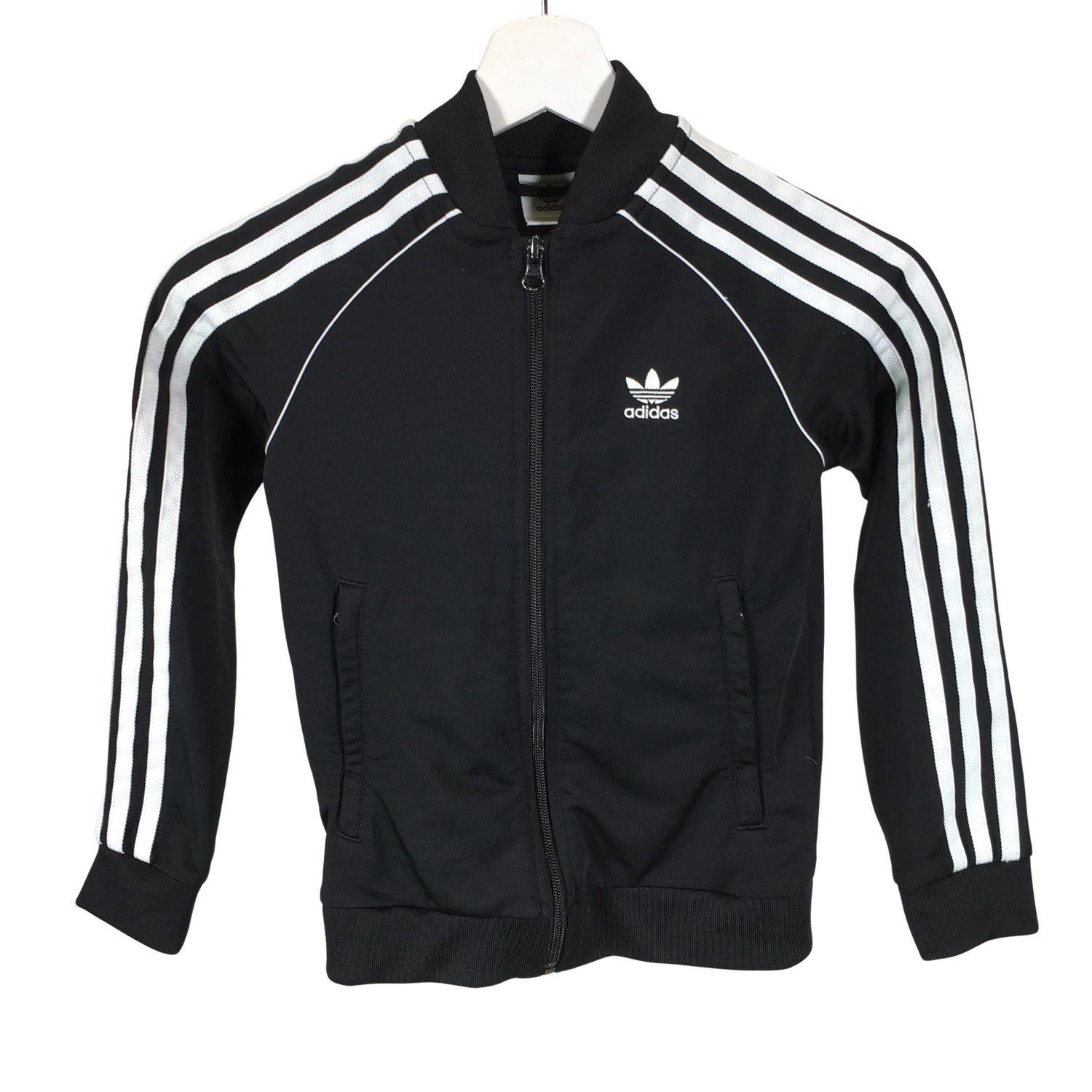  Urheilutakki  Verryttelytakki, koko 122 - 128  Adidas 