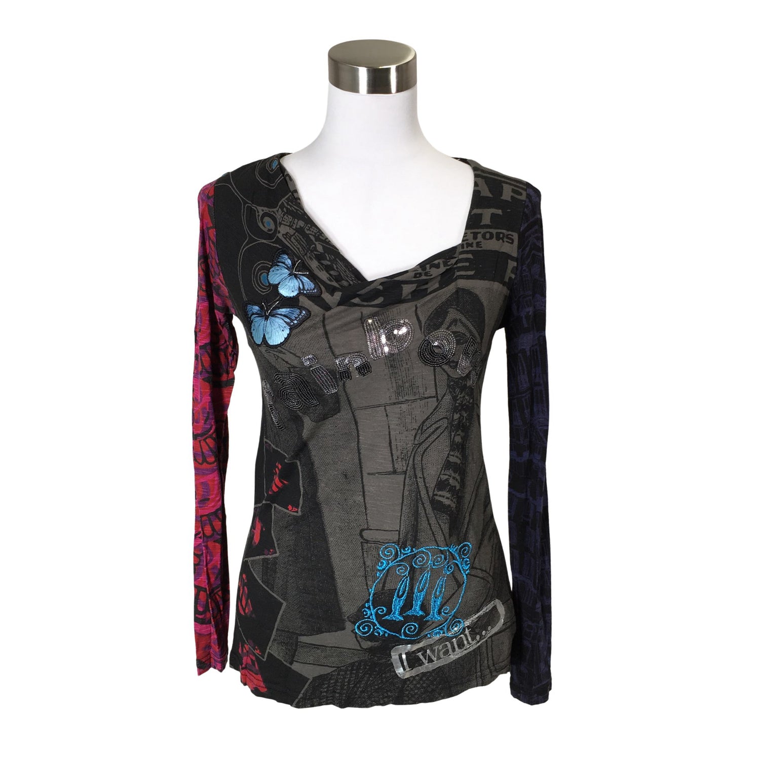  Paita  Trikoopaita, koko 36  Desigual 