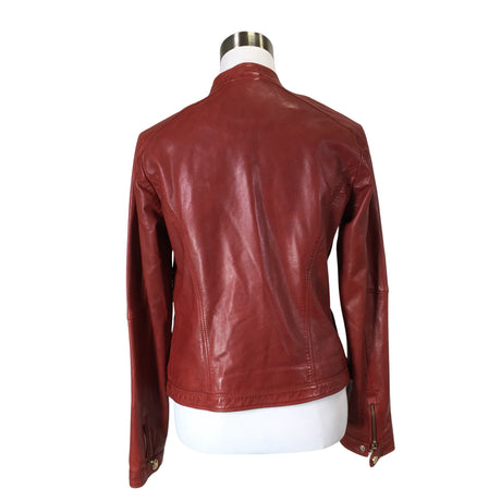 Unisex Massimo Dutti - Nahkatakki, koko 40 -  (2)