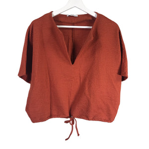 Unisex Zara - Lyhythihainen pusero, koko 38 -  (1)