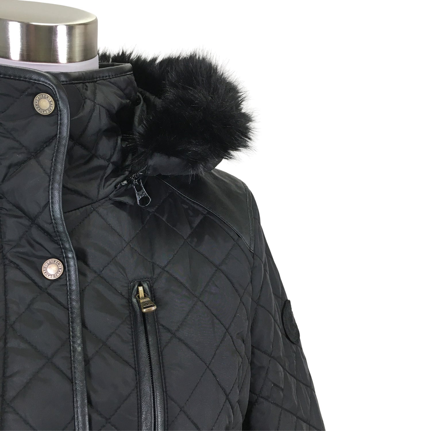  Kevyttoppatakki  Tikkitakki, koko 38  Ralph Lauren 