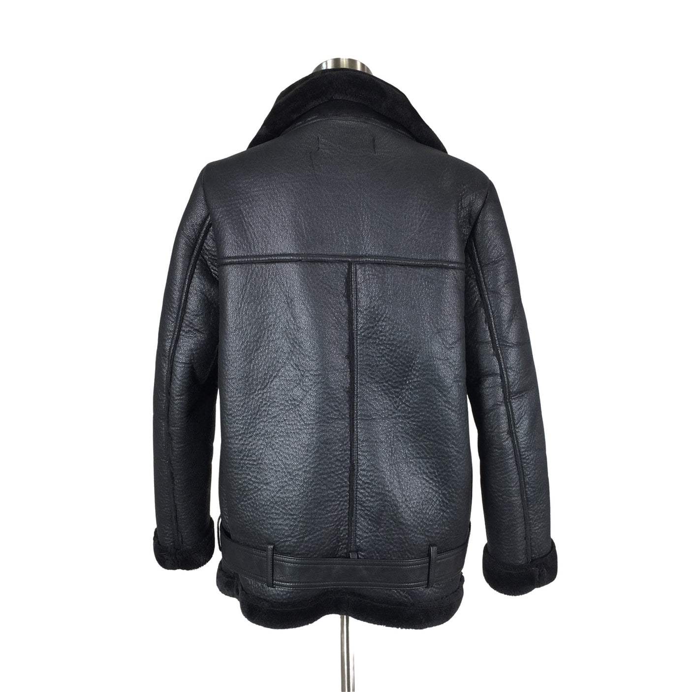 Unisex Zara - Nahkatakki, koko 38 -  (2)