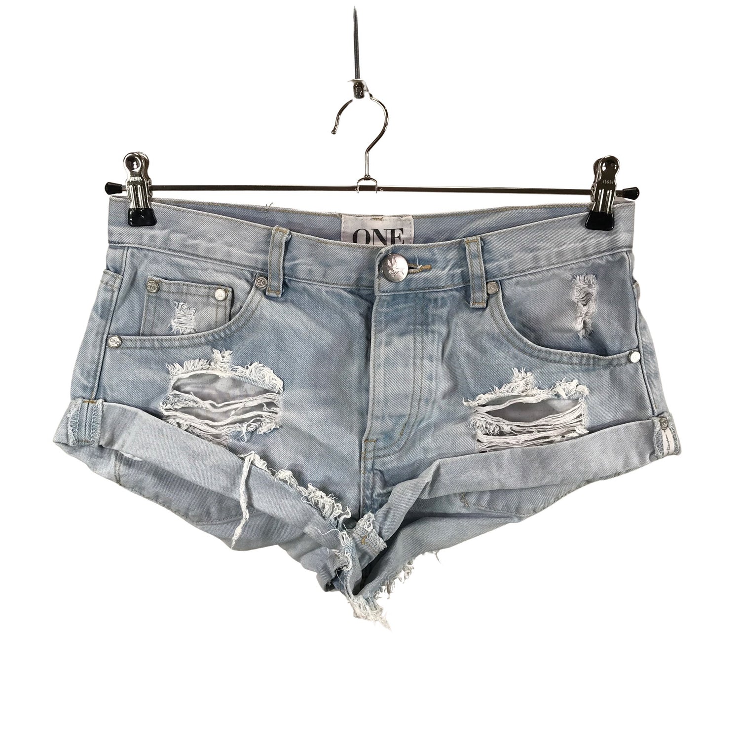  Shortsit  Farkkushortsit, koko 38  One 