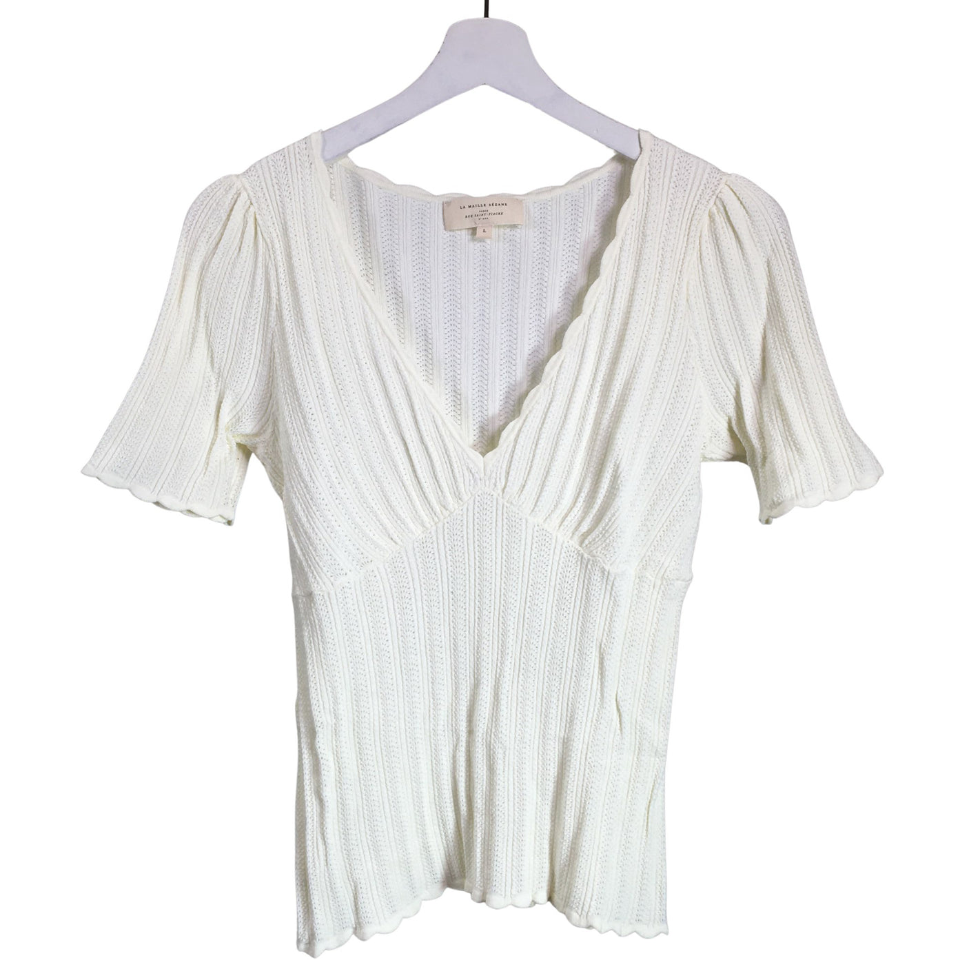 Unisex La Maille Sezane - Lyhythihainen pusero, koko 38 -  (1)