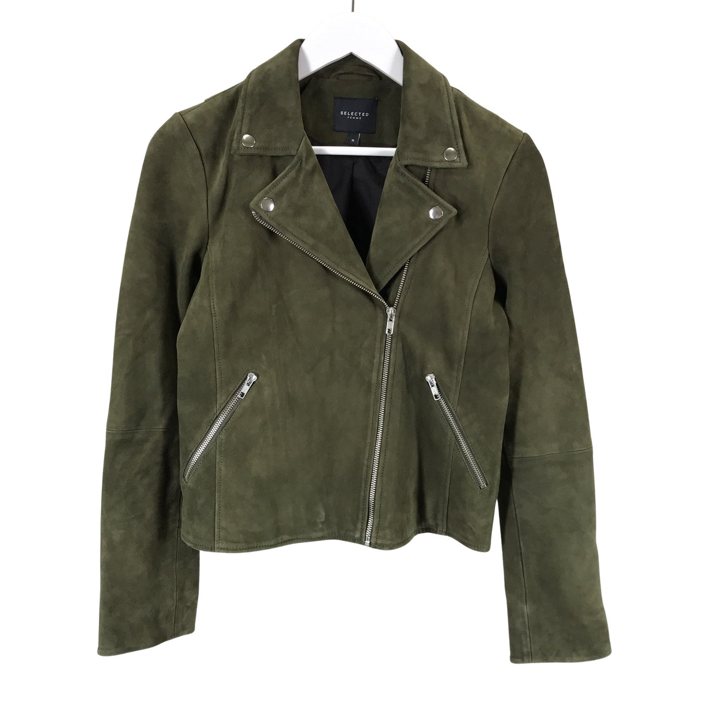 Unisex Selected - Nahkatakki, koko 36 -  (1)