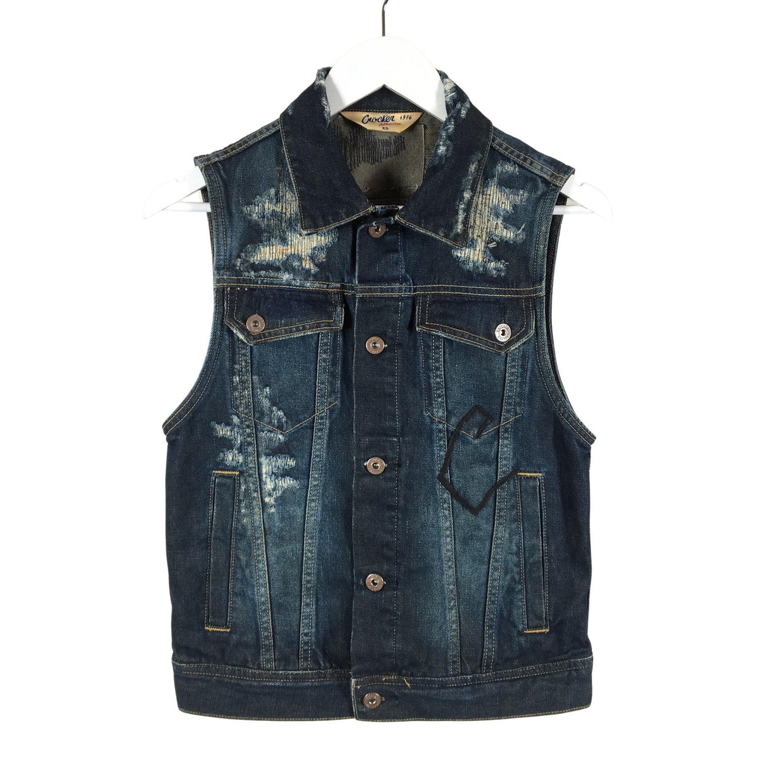 Farkkuliivi, koko XS