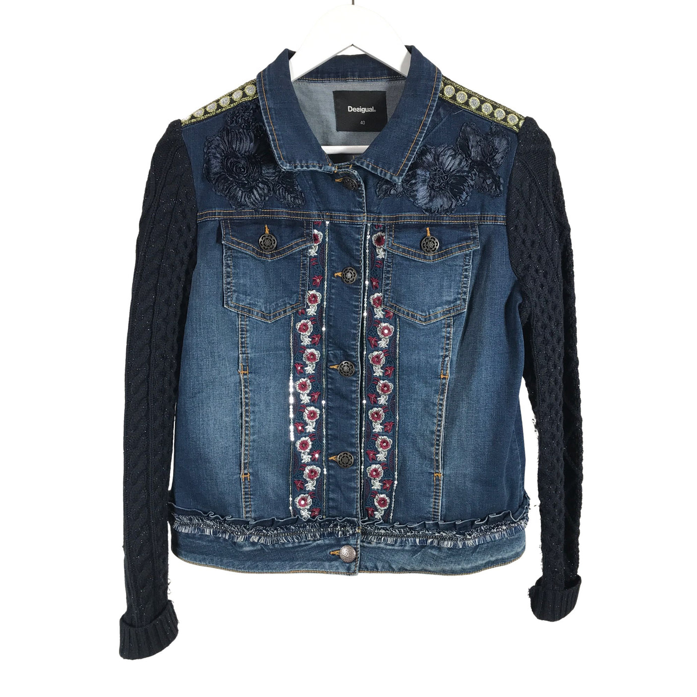 Unisex Desigual - Farkkutakki, koko 40 -  (1)