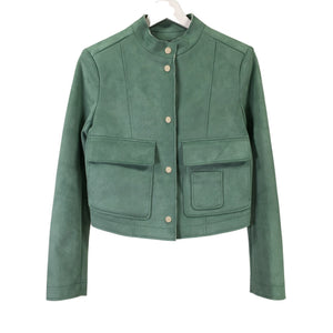 Unisex Zara - Nahkatakki, koko 36 -  (1)