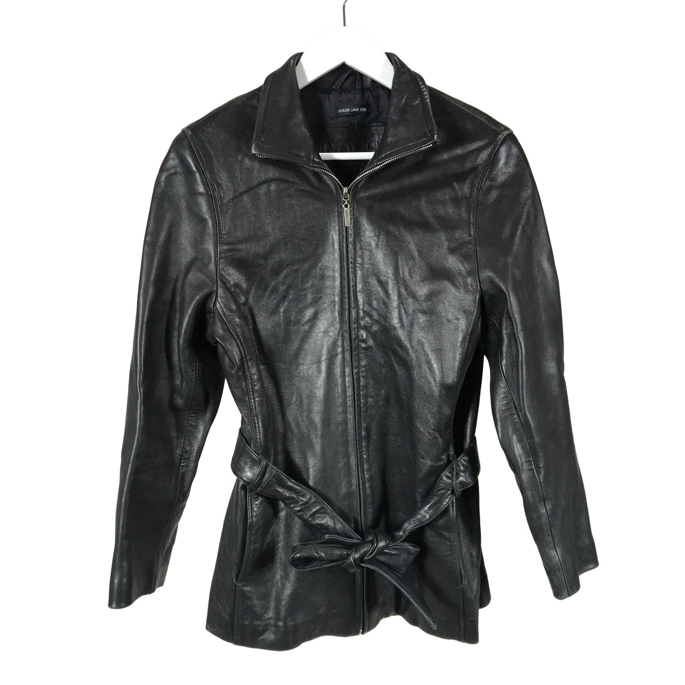 Unisex Hugo Boss - Nahkatakki, koko 38 -  (1)