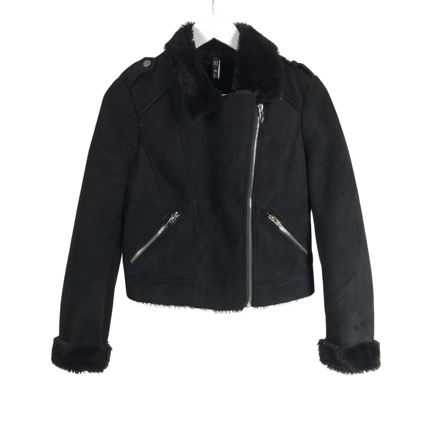 Unisex Zara - Nahkatakki, koko 36 -  (1)