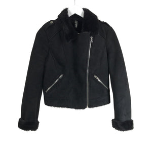 Unisex Zara - Nahkatakki, koko 36 -  (1)