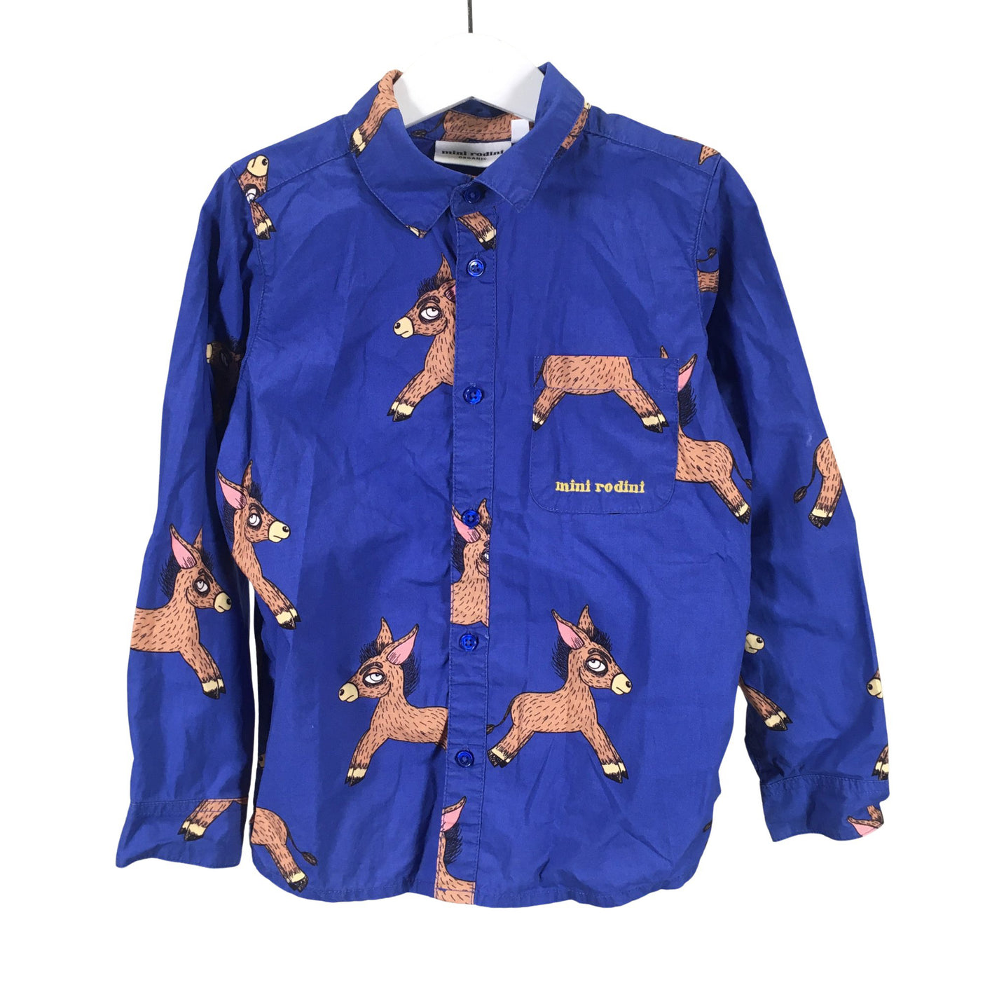 Unisex Mini Rodini - Kauluspaita, koko 116 - 122 -  (1)