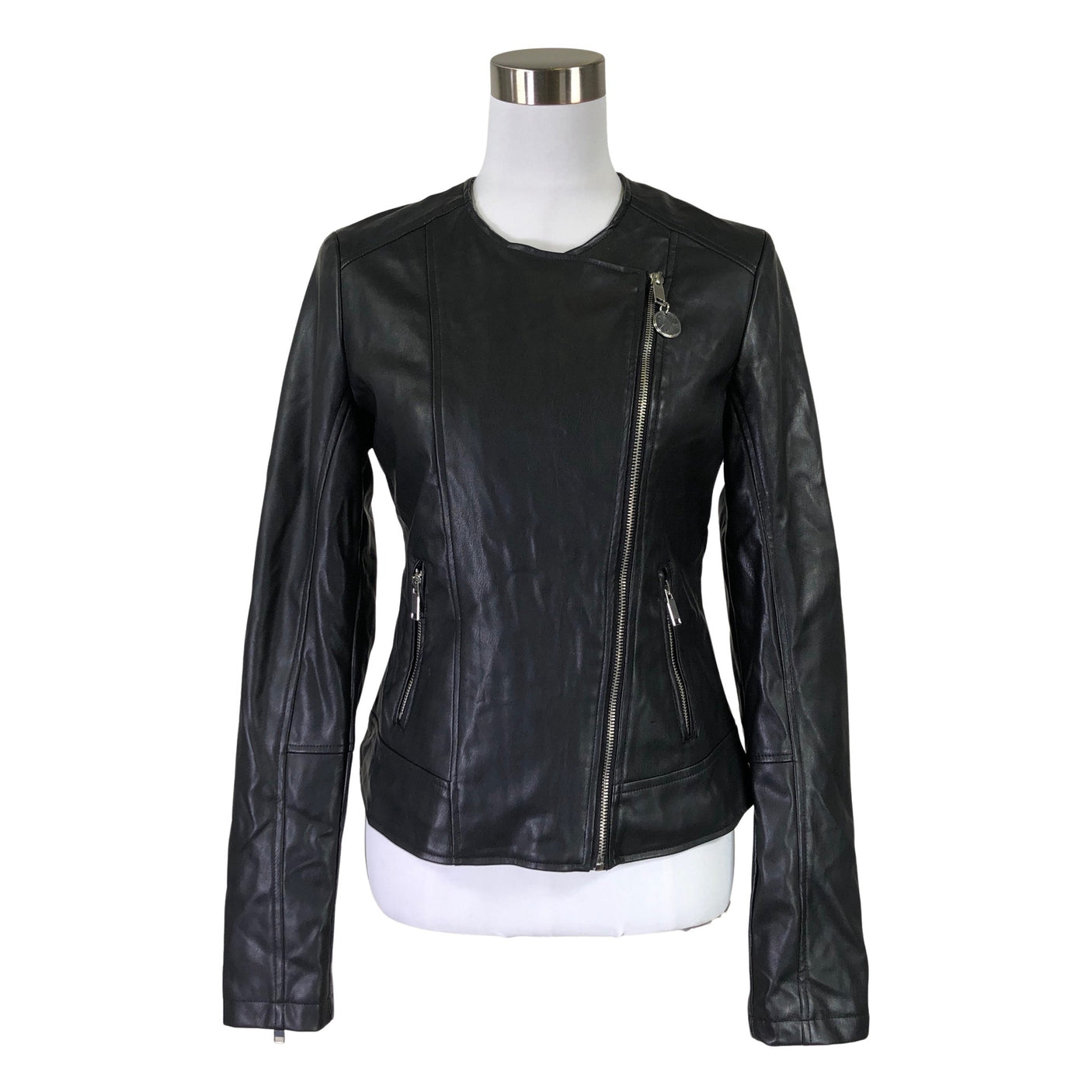 Unisex Cropp - Nahkatakki, koko 40 -  (1)