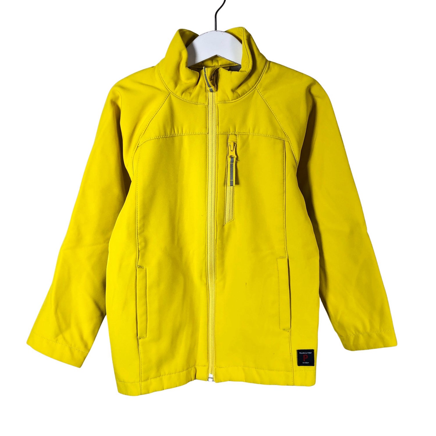  Välikausitakki  Softshell-takki, koko 116 - 122  Polarn O. Pyret 