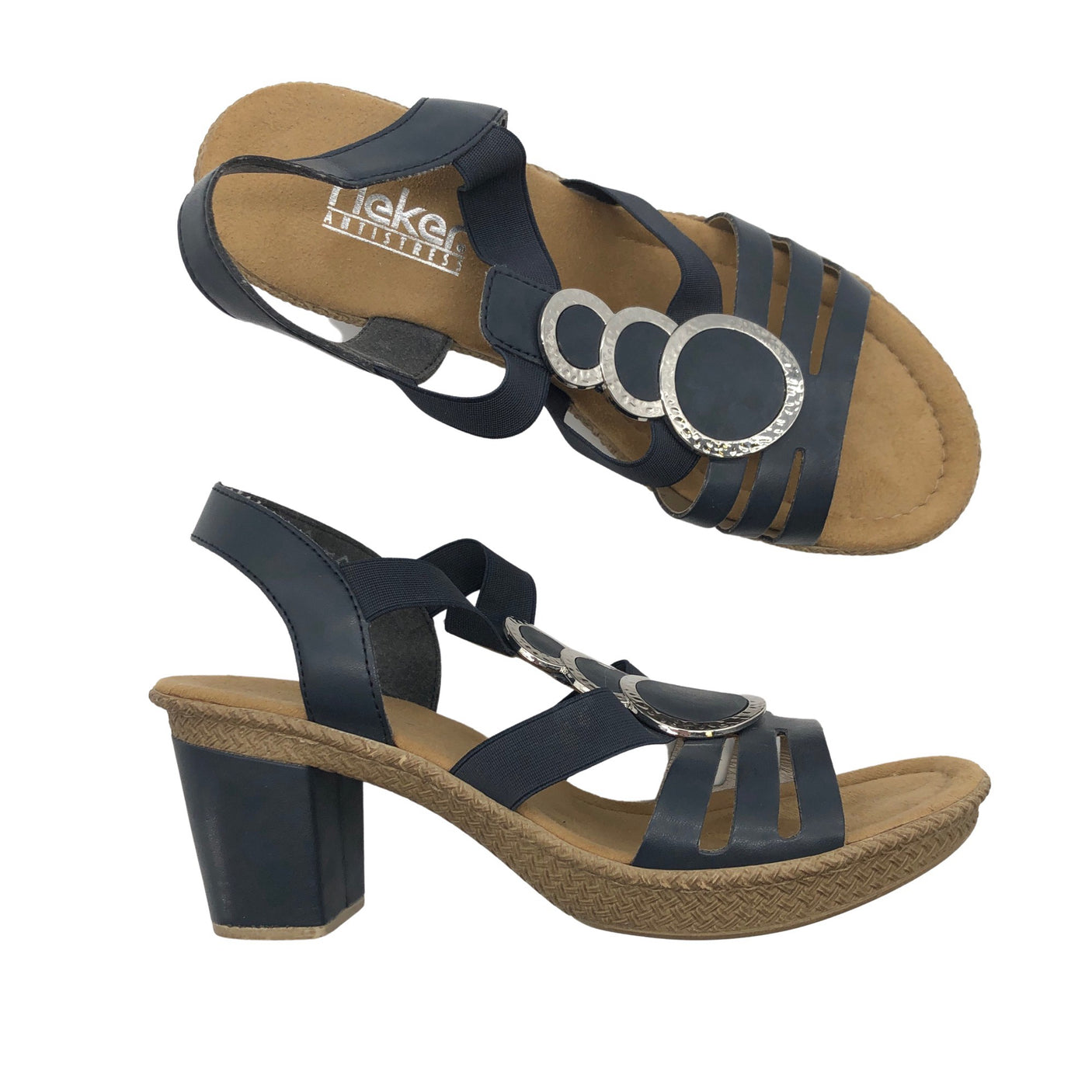 Unisex Rieker - Korolliset sandaalit, koko 39 -  (1)