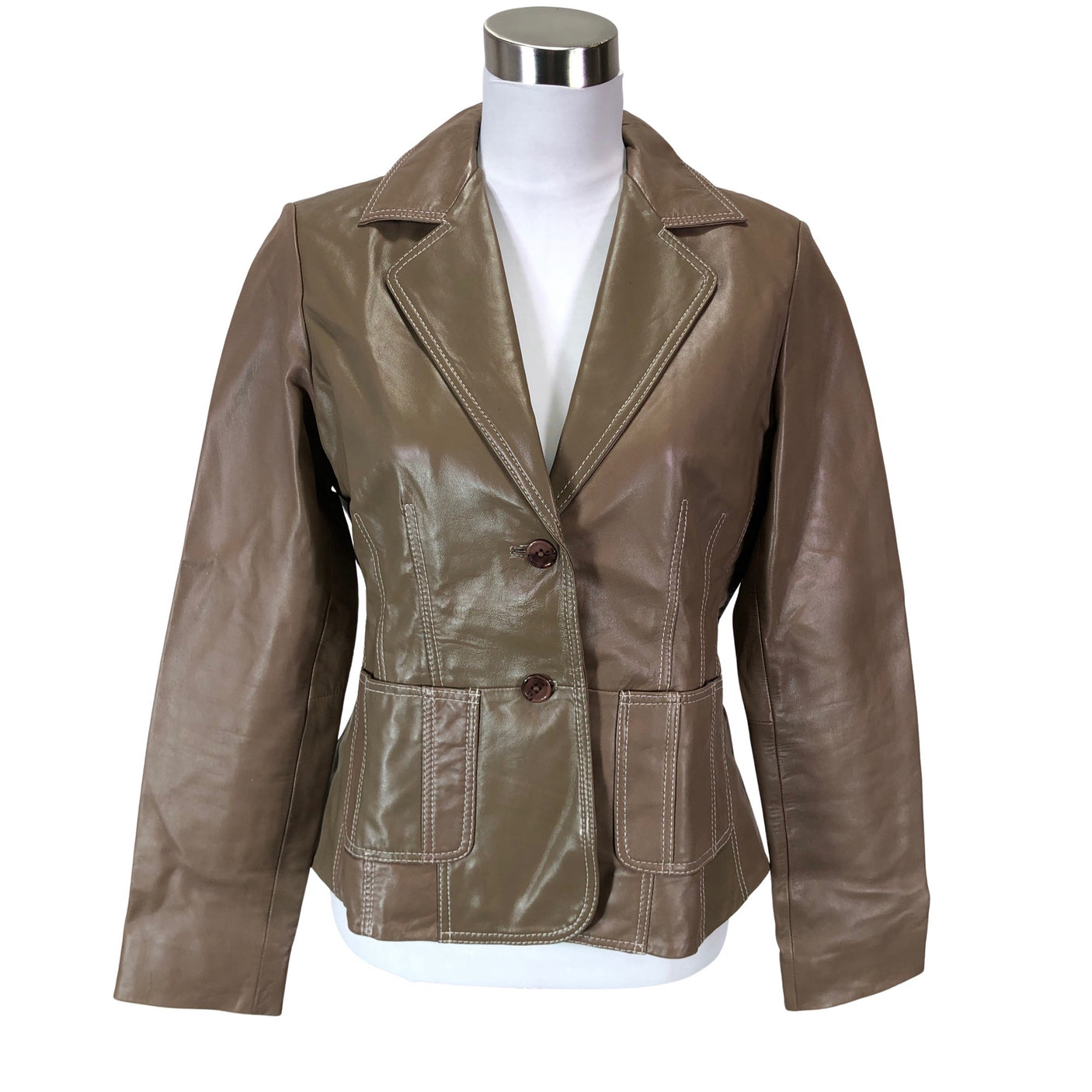 Unisex Emma - Nahkatakki, koko 38 -  (1)