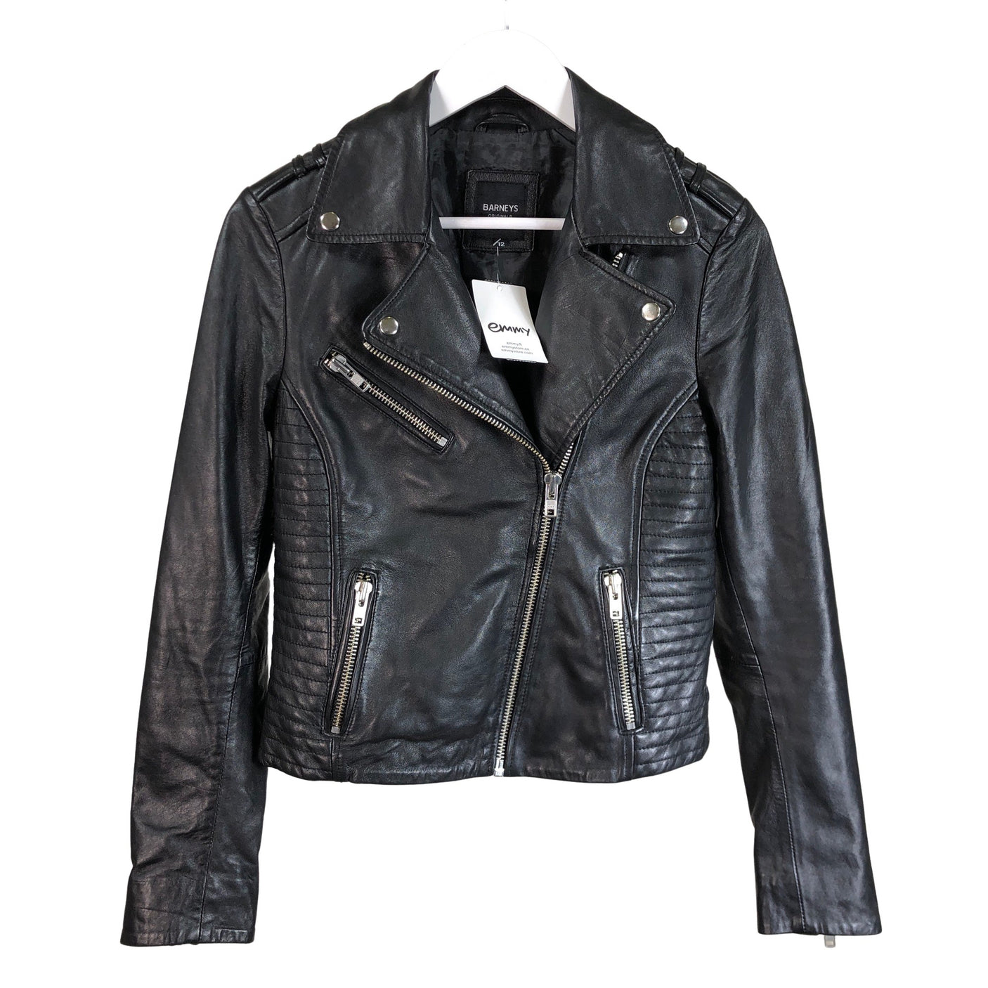 Unisex Barneys - Nahkatakki, koko 38 -  (1)
