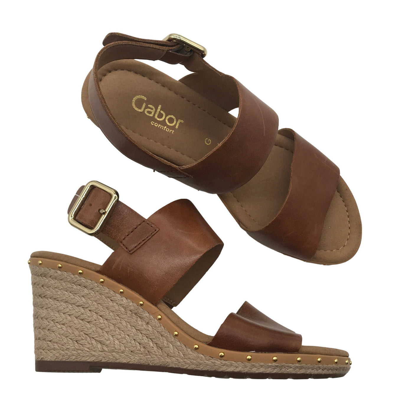 Unisex Gabor - Kiilakorkosandaalit, koko 38 -  (1)