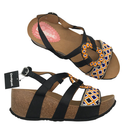 Unisex Desigual - Kiilakorkosandaalit, koko 39 -  ()