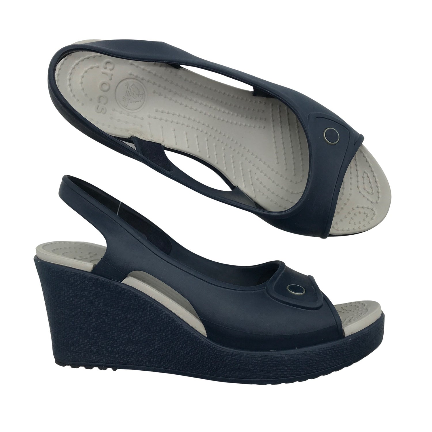  Kiilakorkosandaalit  Kiilakorkosandaalit, koko 40  Crocs 