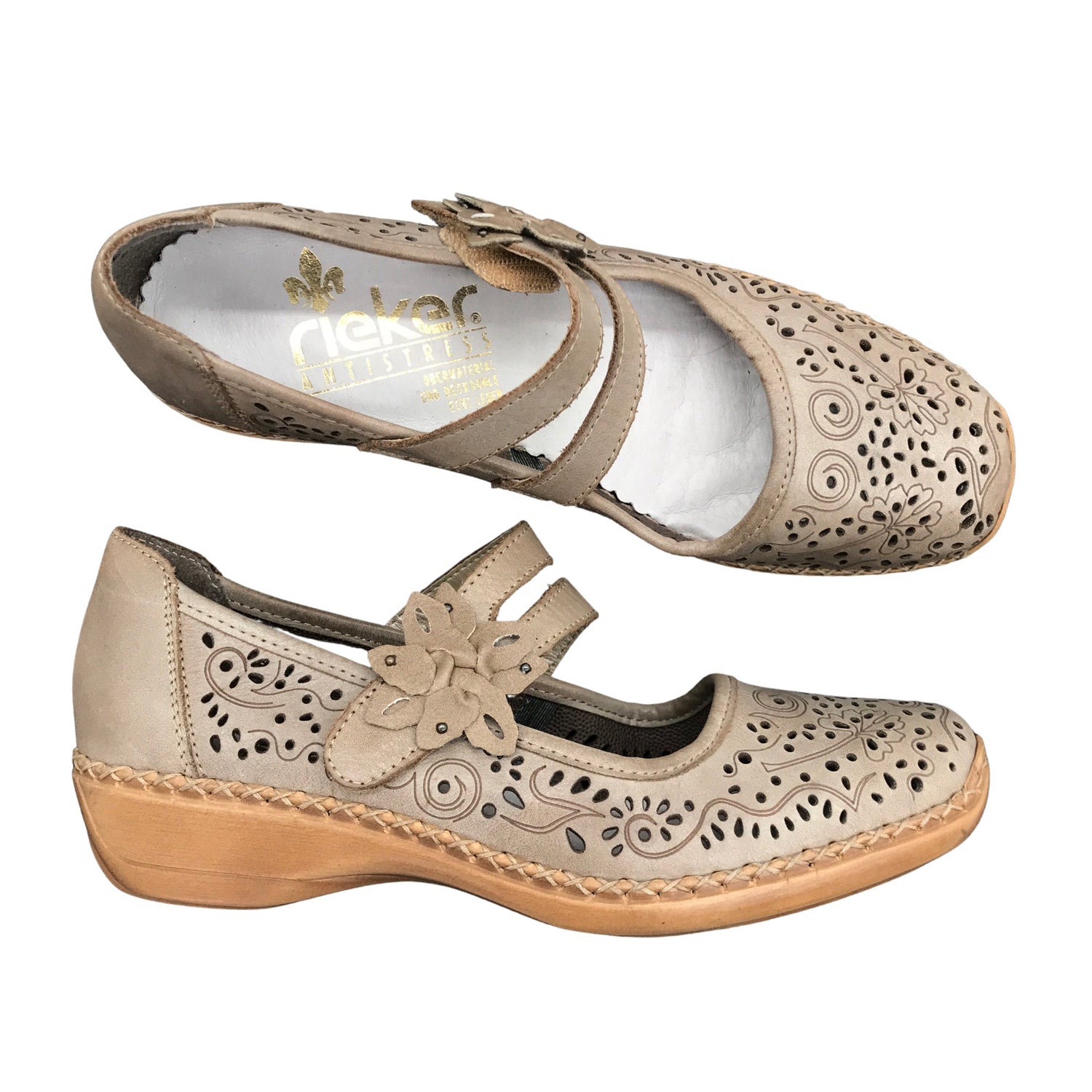  Ballerinat  Ballerinat, koko 37  Rieker 