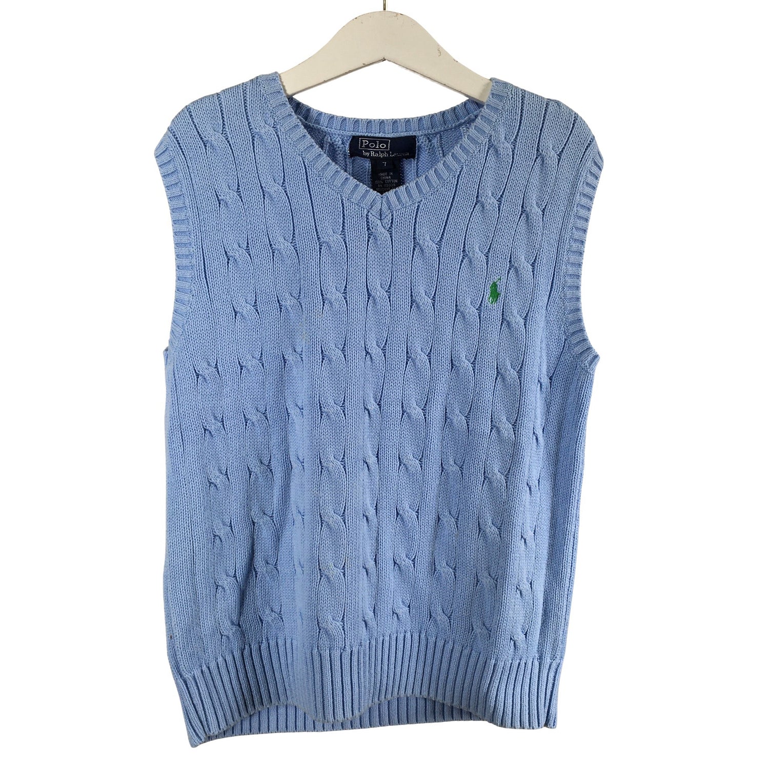  Liivi  Neuleliivi, koko 116 - 122  Ralph Lauren 