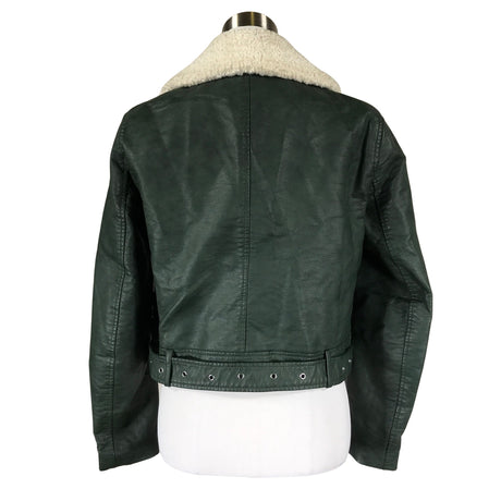 Unisex Zara - Nahkatakki, koko 42 -  (2)