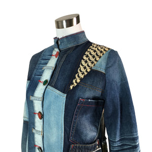 Unisex Desigual - Farkkutakki, koko 38 -  (3)