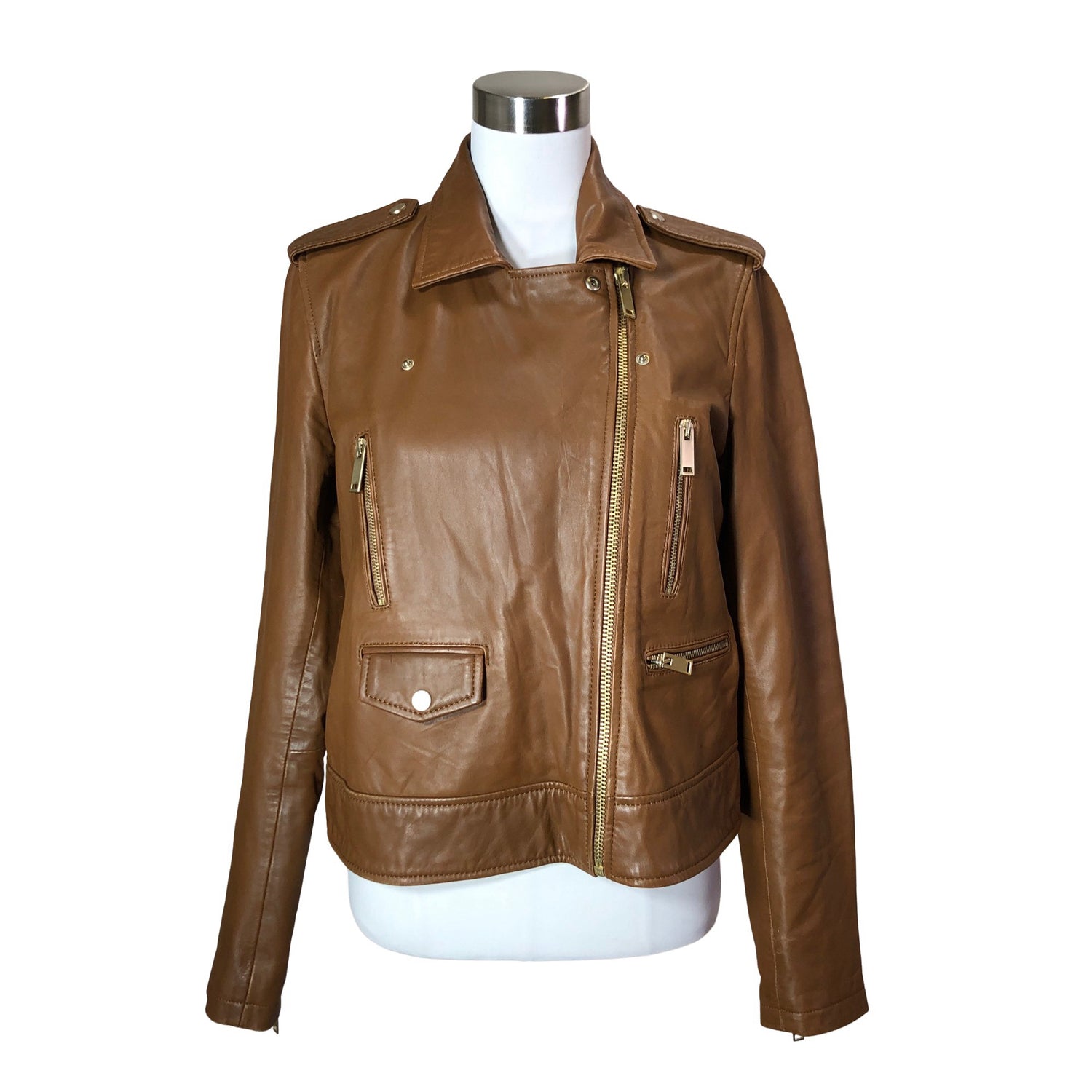  Nahkatakki  Nahkatakki, koko 42  Massimo Dutti 