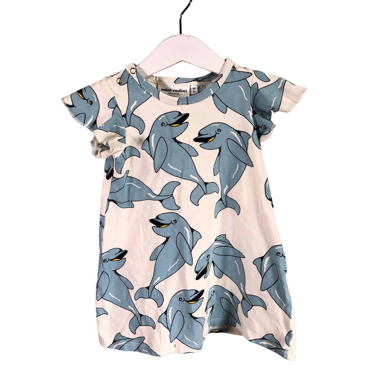 Unisex Mini Rodini - Trikoomekko, koko 80 - 86 -  (1)