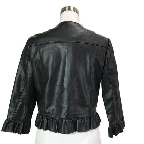 Unisex Zara - Nahkatakki, koko 40 -  (2)