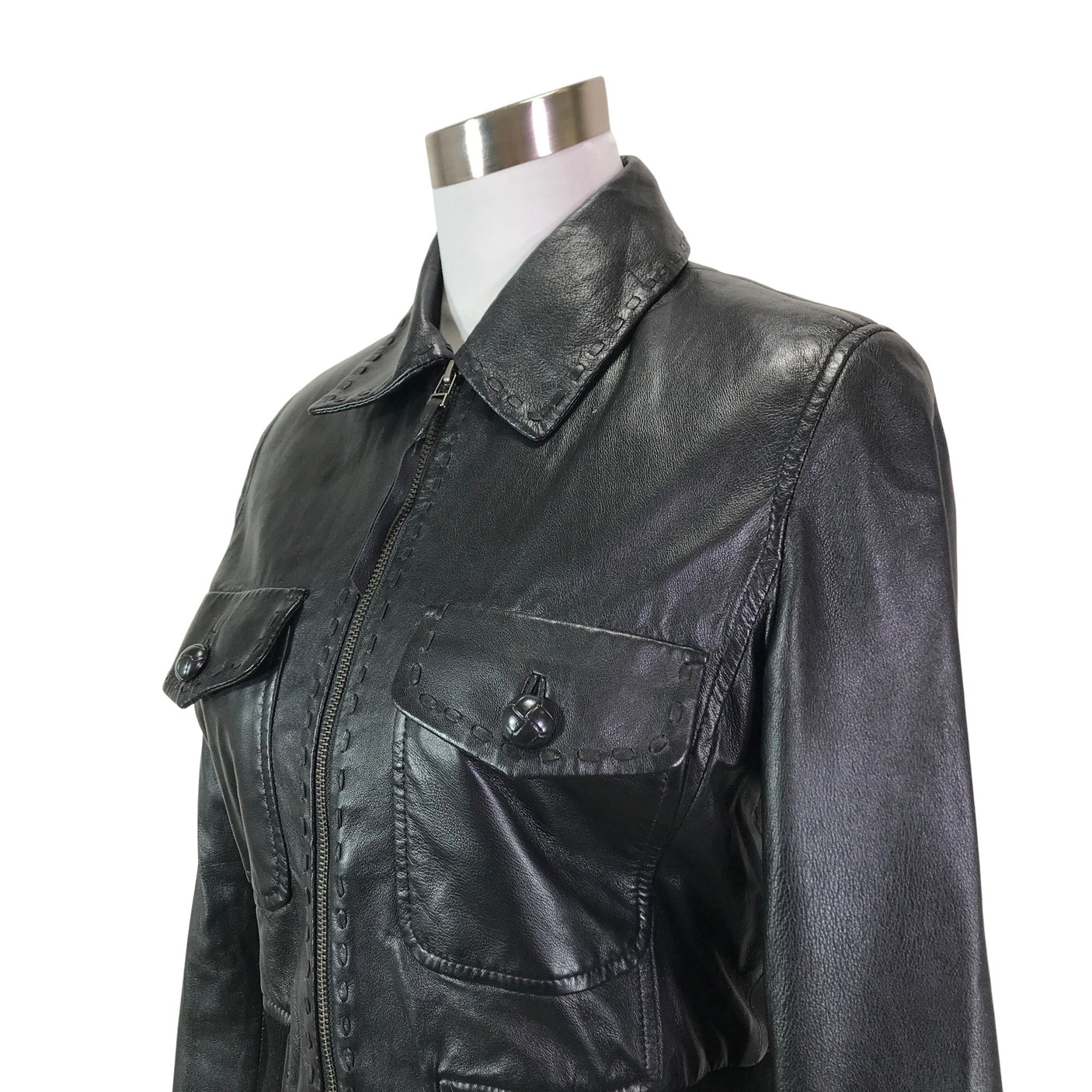 Unisex Ril's - Nahkatakki, koko 34 -  (3)