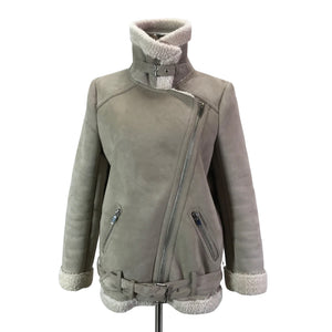 Unisex Zara - Nahkatakki, koko 36 -  (3)
