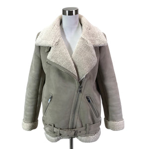 Unisex Zara - Nahkatakki, koko 36 -  (1)