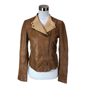 Unisex Massimo Dutti - Nahkatakki, koko 38 -  (1)