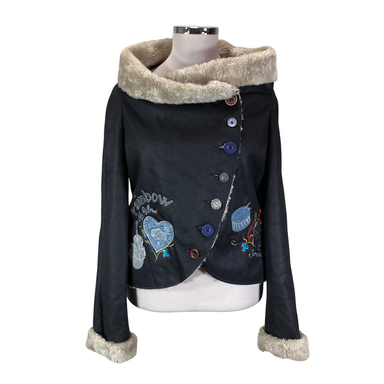  Nahkatakki  Nahkatakki, koko 46  Desigual 