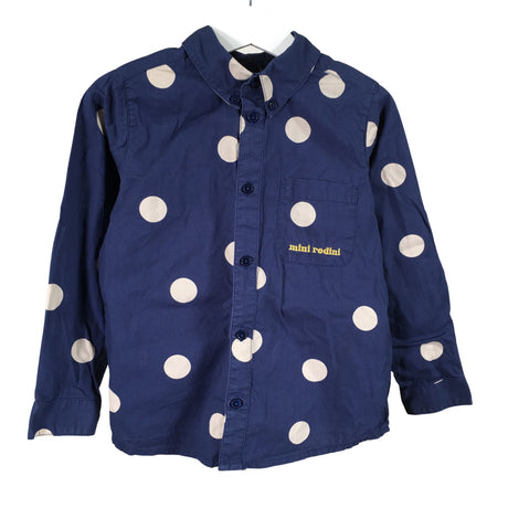 Unisex Mini Rodini - Kauluspaita, koko 104 - 110 -  ()