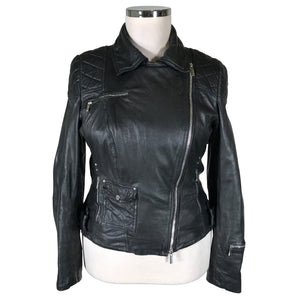 Unisex Karen Millen - Nahkatakki, koko 44 -  (1)