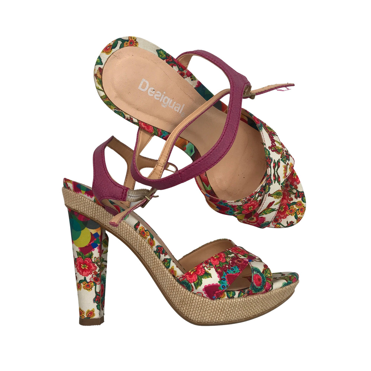 Unisex Desigual - Korolliset sandaalit, koko 38 -  (1)
