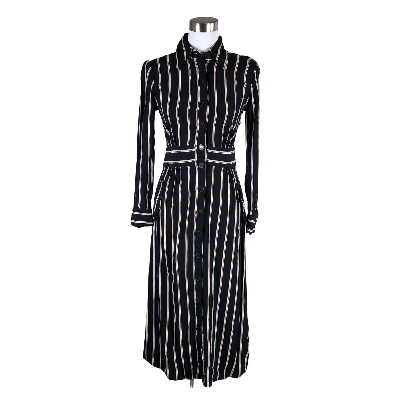 Unisex Massimo Dutti - Sifonkimekko, koko 36 -  (1)