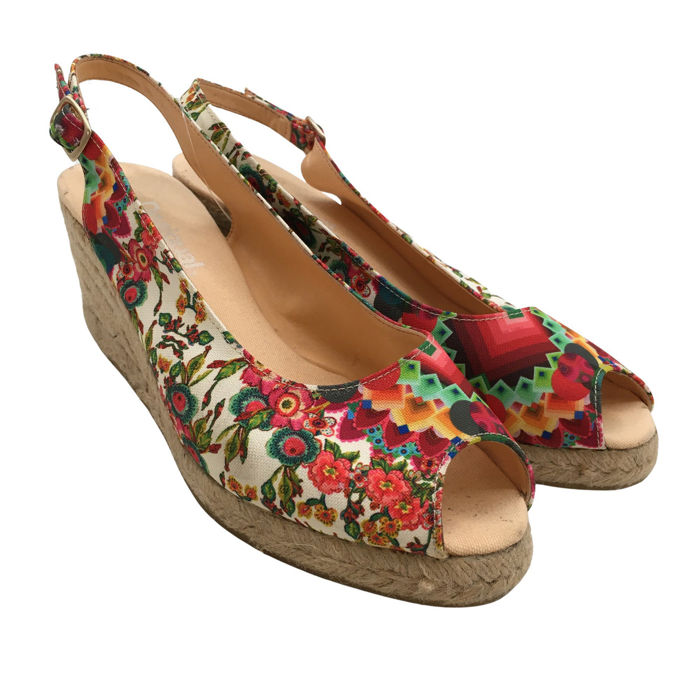 Unisex Desigual - Kiilakorkosandaalit, koko 40 -  (2)