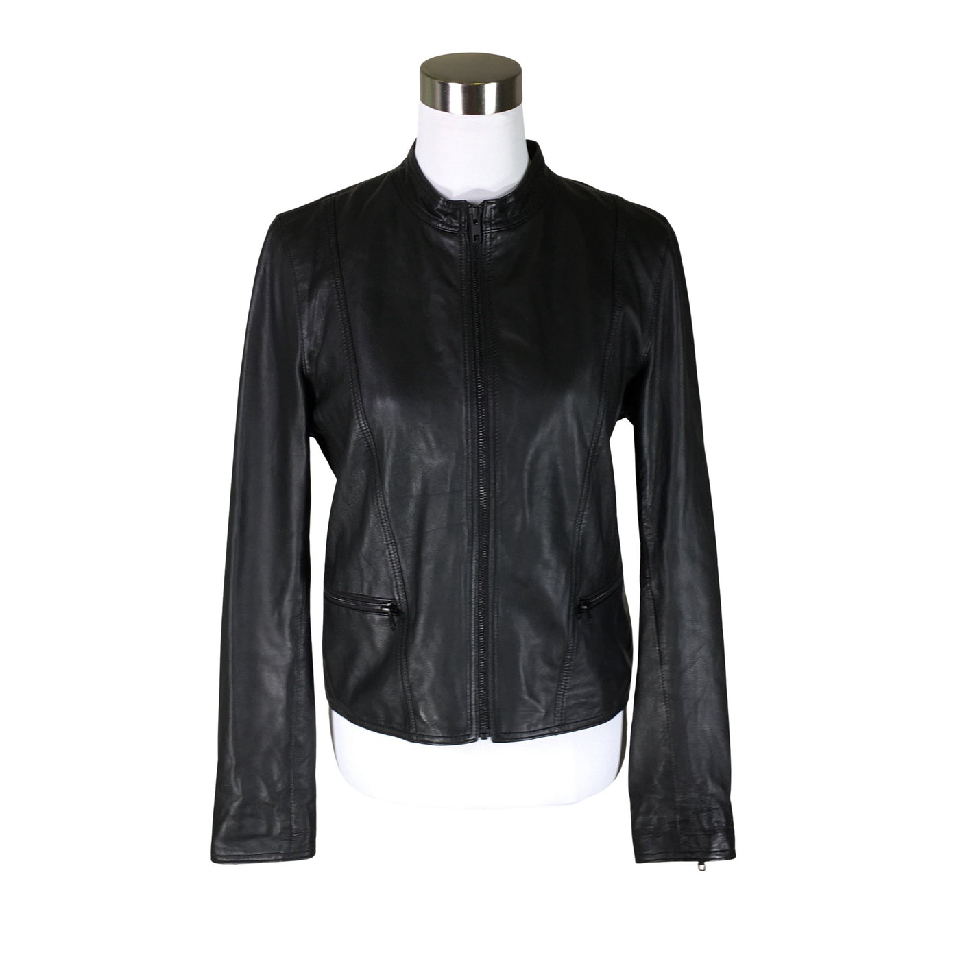 Unisex Selected - Nahkatakki, koko 38 -  (1)
