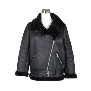 Unisex Zara - Nahkatakki, koko 38 -  (1)