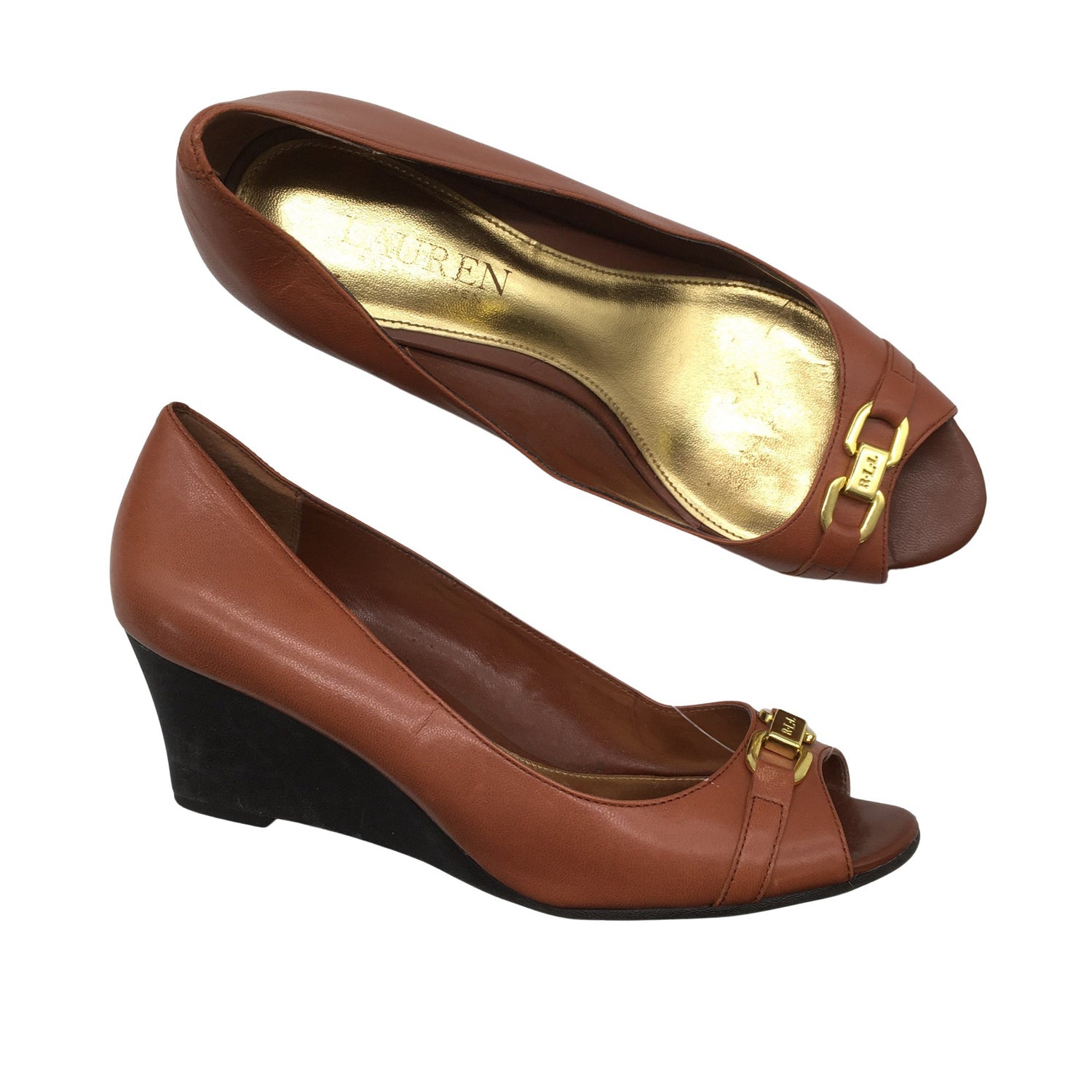  Avokärkiset-korkokengät  Avokärkiset korkokengät, koko 39  Ralph Lauren 