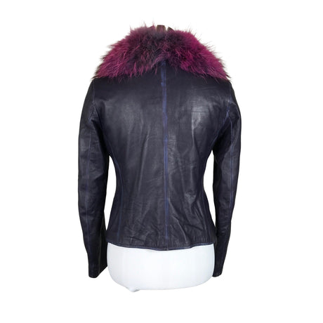 Unisex Rossodisera - Nahkatakki, koko 38 -  (2)